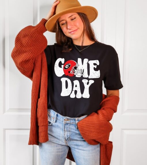 Georgia Football Bulldog Game Day Shirt, College Football Shirt, Georgia Vintage , Tailgate Gameday Shirt