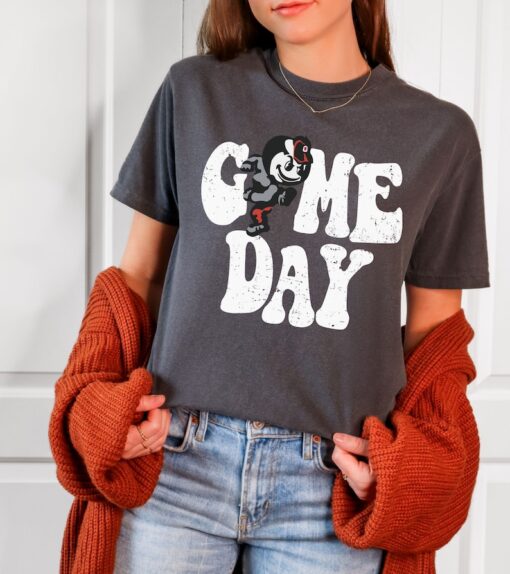 Game Day Shirt Retro Ohio Graphic Design shirt Distressed Bella Canvas T-shirt Football Fan Apparel College Gift Cute