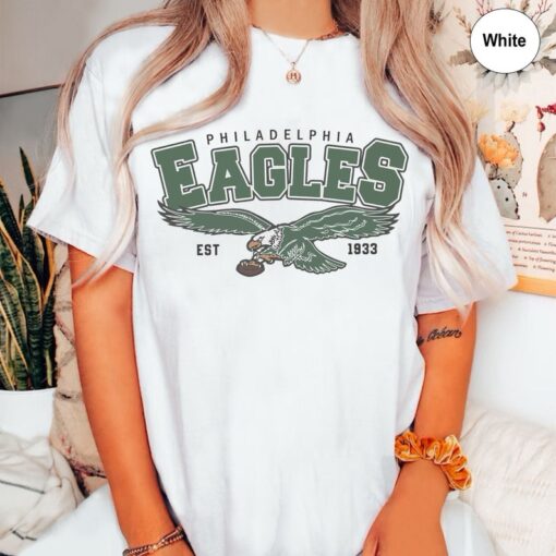 Philadelphia Eagle Football Sports Shirt Retro Nfl Philly Shirt