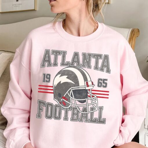 ATL Atlanta Football Sweatshirt Atlanta Football shirt Vintage Georgia ATL Tee Football Crewneck Sweatshirt Atlanta Fan