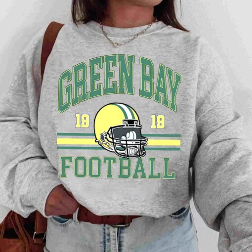 Vintage Buffalo Bills Vintage Green Bay Packers Football Shirt, Green Bay Football Crewneck Shirt