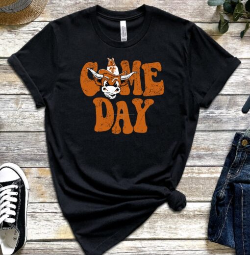 Hook 'Em Horns, Longhorn Tee, longhorn game day tee