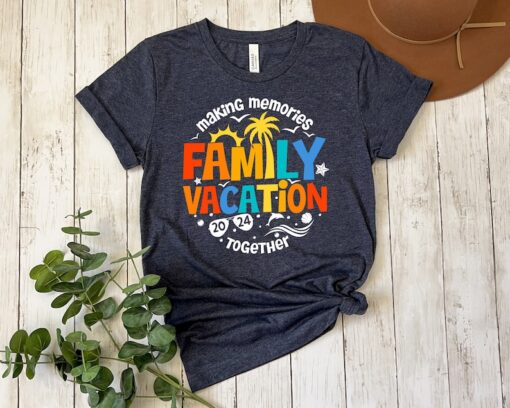 Funny Family Vacation 2024 Shirt, Making Memories Together Shirt, Cruise Family Shirts