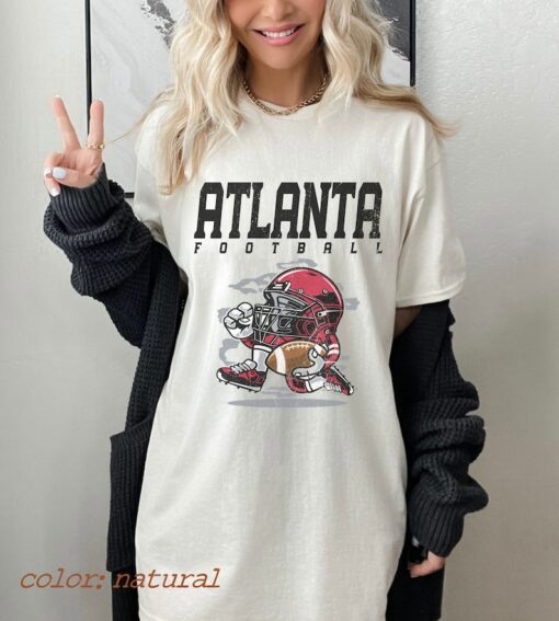 Atlanta Football T Shirt, Vintage Style Atlanta Football Tee, Football T-shirts, Atlanta Tee