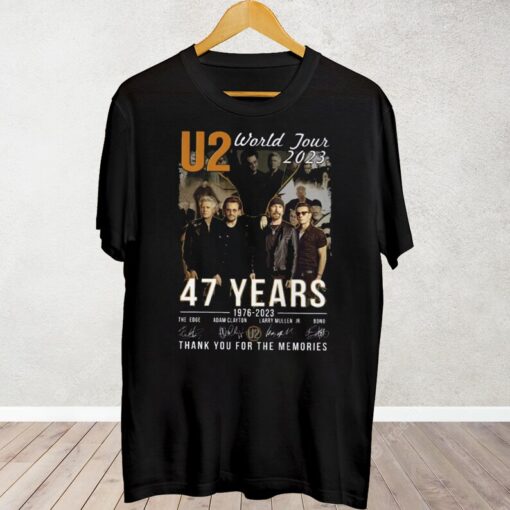 Signature U2 Band Shirt, U2 Band Graphic Shirt, Achtung Baby U2 Tour 2023 Shirt, U2 Fan Gift Shirt, Rock Band U2 Tee