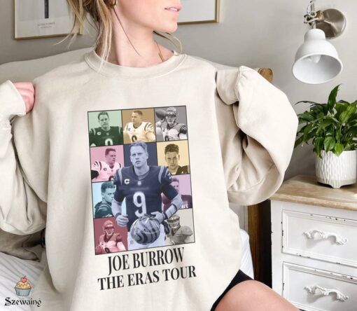 Joe Burrow The Eras Tour Shirt, Joe Burrow Sweatshirt, Hoodie, Football Shirt, Game Day Shirt