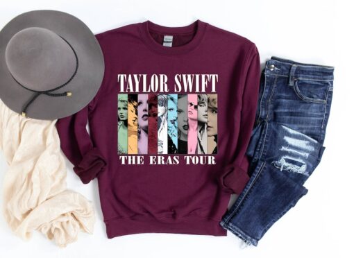 Eras Tour Sweatshirt, Taylor Swift Sweatshirt, Taylor Swift Fan Hoodie, Eras Tour Outfit, Midnights Concert Sweatshirt