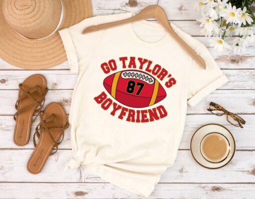 Go Taylor's Boyfriend Sweatshirt, Travis Kelce Sweatshirt, Game Day Sweater, Funny Football Sweatshirt