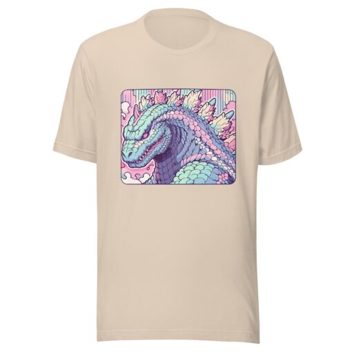 Godzilla Unisex T-shirt, Kaiju, Gojira, Pastel Goth, Fairy Kei, Japanese Aesthetics, Harajuku Shirt