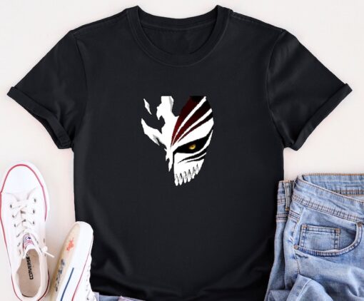 Anime Tee, Shirt, Bleach, Bleach Mask, Anime Shirt, Anime Tee, Anime Gift, Shirt for Him, Anime boy Shirt