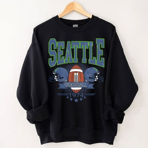 Vintage Seattle Football Sweatshirt, Seattle Football Shirt , Seattle Fan Gift , Sunday Football, Unisex T-shirt