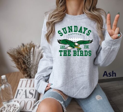 Philadelphia Eagles Football Sweatshirt, Sunday Are For The Birds, Vintage Philadelphia Eagles