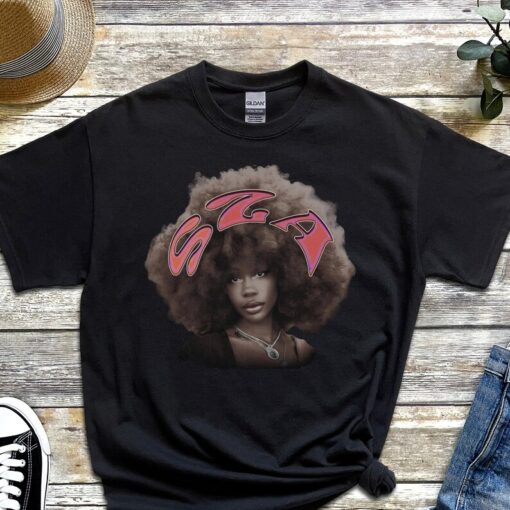 SZA SOS Tour 2023 TShirt, Retro SZA Shirt, Sza Merch, Sza Fan Outfit, Szas Shirt, Gifts for RnB, Sza Afro Shirt