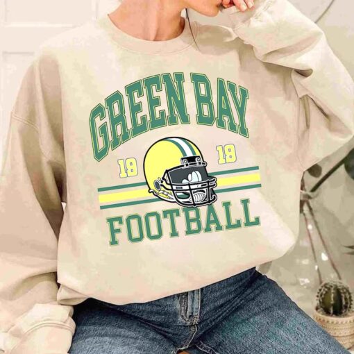 Vintage Buffalo Bills Vintage Green Bay Packers Football Shirt, Green Bay Football Crewneck Shirt