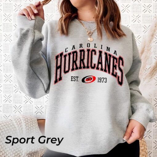 Vintage Carolina Hurricanes Sweatshirt, Hurricanes Tee, Hockey Sweatshirt, College Sweater, Hockey Fan Shirt