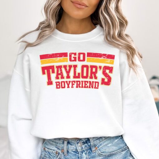 Go Taylors Boyfriend Sweatshirt, Swift Kelce Sweatshirt, Vintage Swift Sweatshirt, Football Swiftie