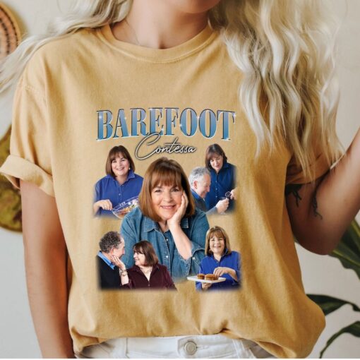 Barefoot Contessa Ina Garten 90s Bootleg T-Shirt, Barefoot Contessa Vintage Washed Shirt