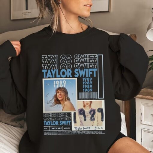 Vintage 1989 Seagull Sweatshirt, 1989 Era Shirt, Taylors Version Merch, 1989 Blue Shirt