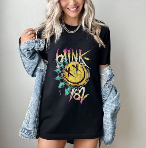 Blink 182 Shirt, Blink 182 The World Tour 2023 2024 shirt, Blink 182 Rock n' Roll T Shirt, Retro Vintage Shirt