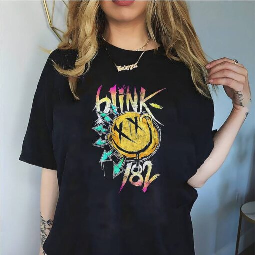 Blink 182 Shirt, Blink 182 The World Tour 2023 2024 shirt, Blink 182 Rock n' Roll T Shirt, Retro Vintage Shirt