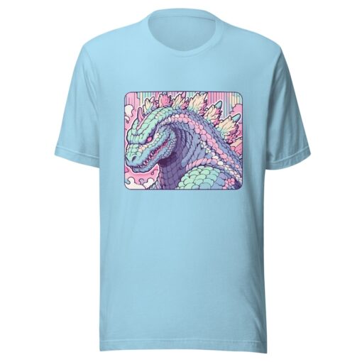 Godzilla Unisex T-shirt, Kaiju, Gojira, Pastel Goth, Fairy Kei, Japanese Aesthetics, Harajuku Shirt