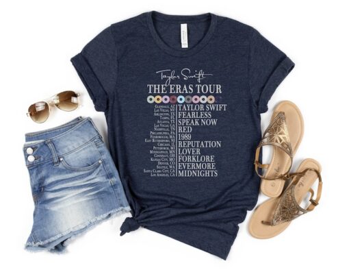 The Eras Tour Shirts, Most Popular Taylor Swift t-shirt, Music Lover Fans Tee, Swiftie Shirt