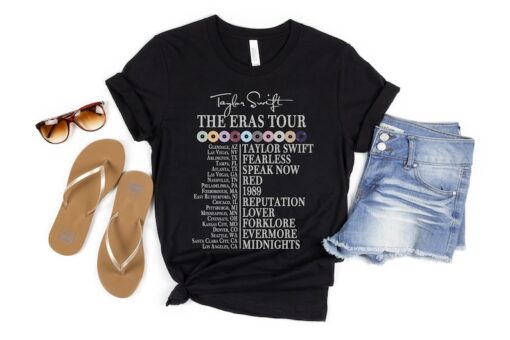 The Eras Tour Shirts, Most Popular Taylor Swift t-shirt, Music Lover Fans Tee, Swiftie Shirt