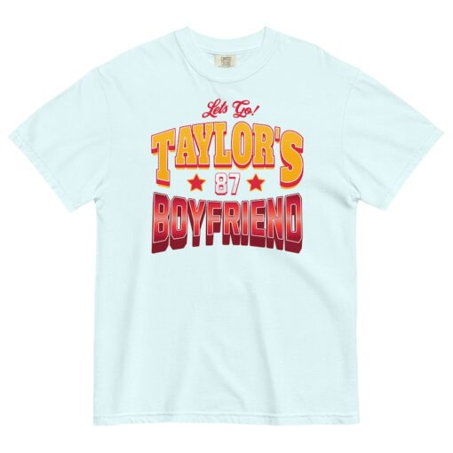 Go Taylor's Boyfriend Shirt Funny Football Shirt Football Gift Vintage 80s T-Shirt Gameday Apparel Shirt