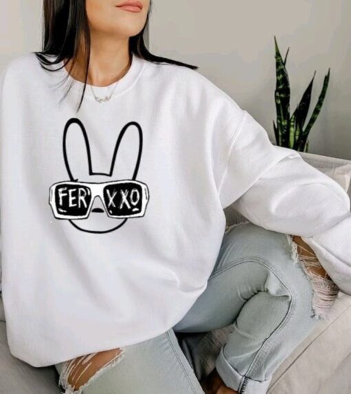 Bad Bunny x Ferxxo, Iconic Bad Bunny Logo Meets Ferxxo Gafitas, Bad Bunny New Album Merch