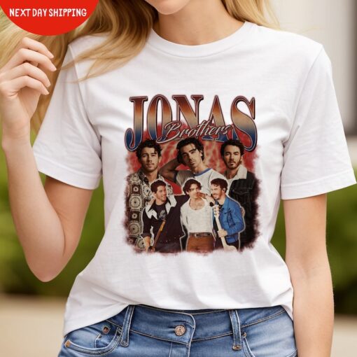 Jonas Brothers Shirt, Jonas Brothers Vintage T-Shirt, Jonas Five Albums One Night Tour Shirt, Jonas Brothers 2023 Shirt