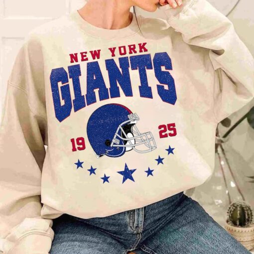 Vintage New York Football Vintage Sweatshirt, Giants Crewneck Retro Shirt, Gift For Fan New York Football Christmas