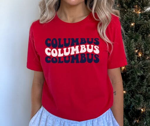 Columbus Hockey T-Shirt Vintage Columbus Hockey TShirt Gift for Columbus Hockey Fan Gift Retro Columbus Game Day Shirt