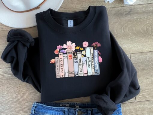 Folklore Chapters Swiftie Sweatshirt - Unique Album-Inspired Merch with Book Design - Cozy Fan Apparel - Winter Fashion