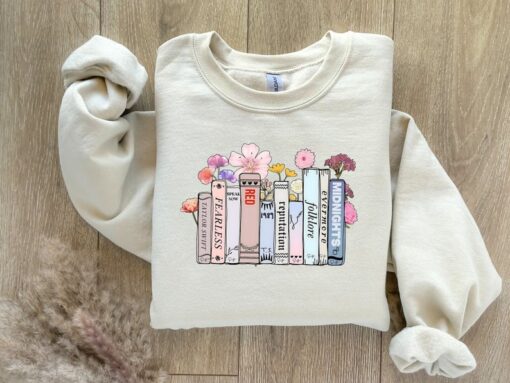 Folklore Chapters Swiftie Sweatshirt - Unique Album-Inspired Merch with Book Design - Cozy Fan Apparel - Winter Fashion