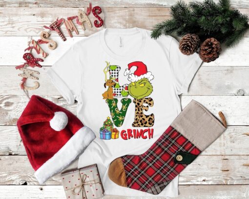 Love Grinch Christmas Shirt, Christmas Love Shirt, Merry Grinchmas Shirt, Merry Christmas Shirt, Funny Christmas Shirt