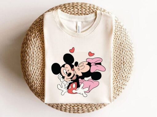 Mickey and Minnie Shirts, Valentines Love Shirt, Disney Lover Shirt, Mickey Love Shirt, Minnie Love Shirt, Mickey Head Shirt, Minnie Bow Tee