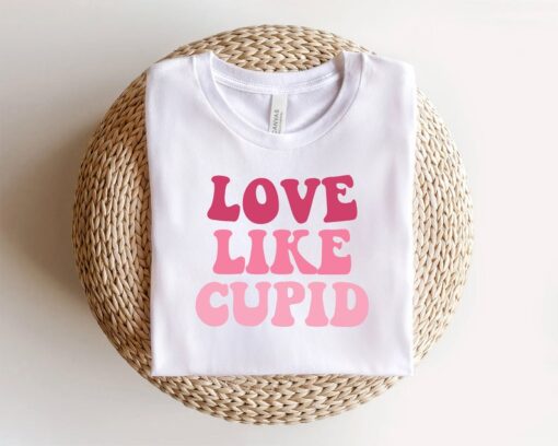 Love Like Cupid Shirt, Happy Valentine Day Sweatshirt, Valentine's Day Shirt, Valentine Shirt, Love Shirt, Boho Valentine Shirt, Couple Tee