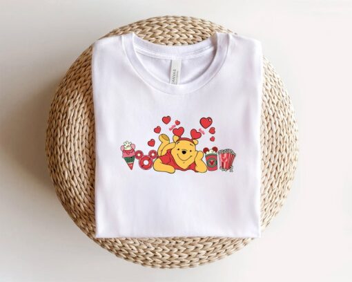 Winnie The Pooh Disney Valentines Sweatshirt, Funny Disney Winnie The Pooh Sweat, Mickey Head Valentines Day Tee, Coffee Lovers Sweat