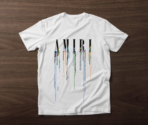 Amiri Core Drip Logo T-Shirt, Amiri Sweatshirt, AMIRI Unisex Shirt, Amiri hoodie