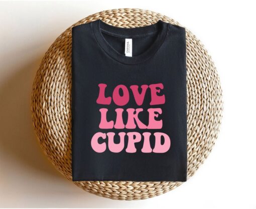 Love Like Cupid Shirt, Happy Valentine Day Sweatshirt, Valentine's Day Shirt, Valentine Shirt, Love Shirt, Boho Valentine Shirt, Couple Tee