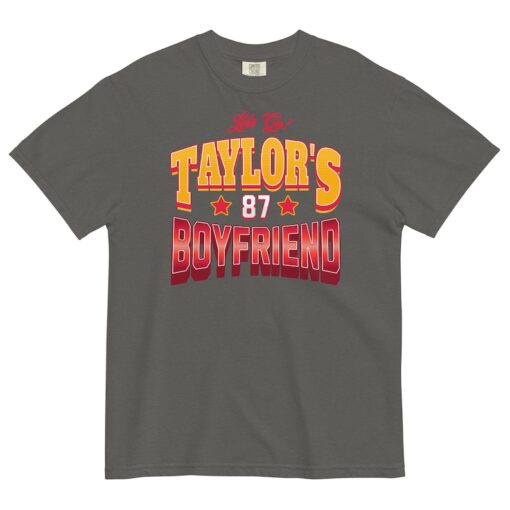 Go Taylor's Boyfriend Shirt Funny Football Shirt Football Gift Vintage 80s T-Shirt Gameday Apparel Shirt