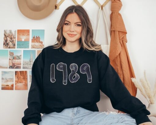 1989 Birthday Sweatshirt and Hoodie, Birthday Gift for Her, TS Version, Concert Sweatshirt, Movie Sweatshirt