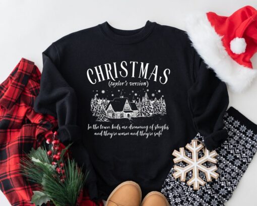 Christmas Taylor Version Sweatshirt, Christmas Tree Farm Shirt, Taylor Merch, Christmas Swiftie Shirt