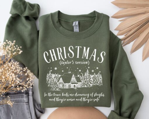 Christmas Taylor Version Sweatshirt, Christmas Tree Farm Shirt, Taylor Merch, Christmas Swiftie Shirt