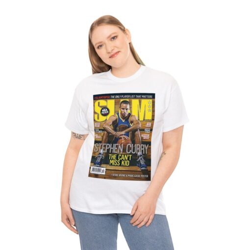 Stephen Curry Golden State Warriors NBA Slam Cover Tee Shirt