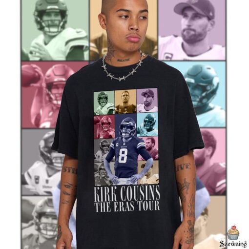 Kirk Cousins The Eras Tour Shirt | Kirk Cousins Bootleg Shirt | Wear Kirk Cousins Shirt | Wear Kirk