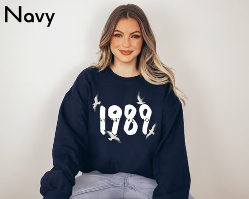 1989 Taylor's Version Sweatshirt, Taylor Swift Sweatshirt, Custom Text Sweatshirt, Swiftie Fan Sweatshirt Gift