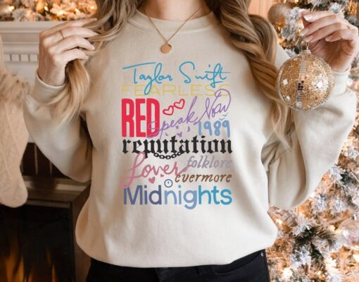 Swiftie Sweatshirt, Taylor The Eras Tour Sweatshirt, New Eras Tour Sweatshirt, Swiftian Sweater, TS Lover Sweatshirt