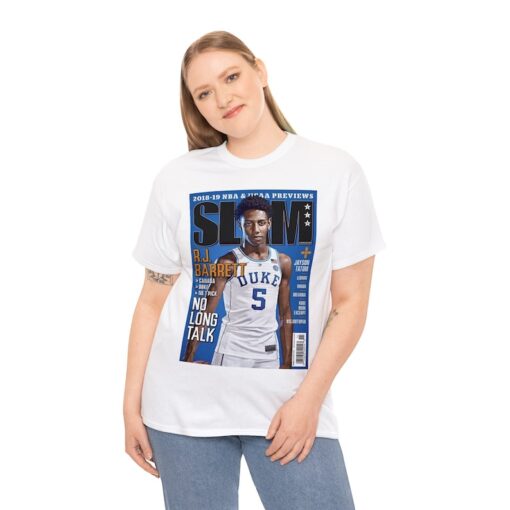 RJ Barrett Duke New York Knicks NBA Slam Cover Tee Shirt