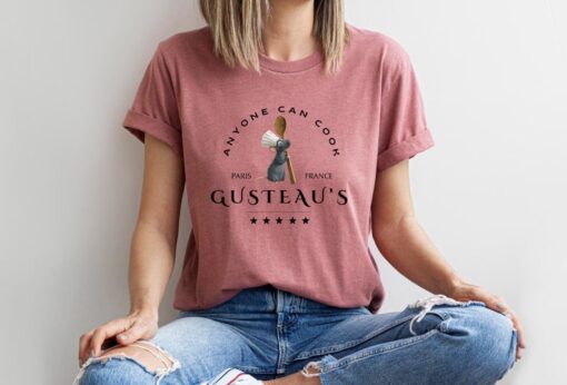 Anyone Can Cook Gusteau's Shirt, Disney Cooking Shirt, Remy Chef Shirt, Ratatouille Gift, Funny Chef Gift, Cooking Shirt